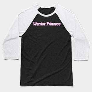 Warrior Princess Baseball T-Shirt